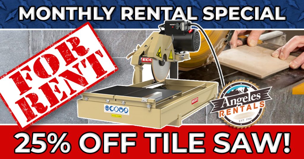 February Special - 25% OFF Tile Saw