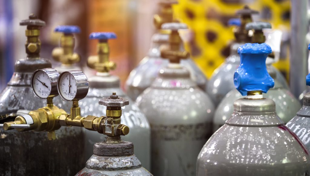 Cylinder Gas Exchange at Angeles Millwork