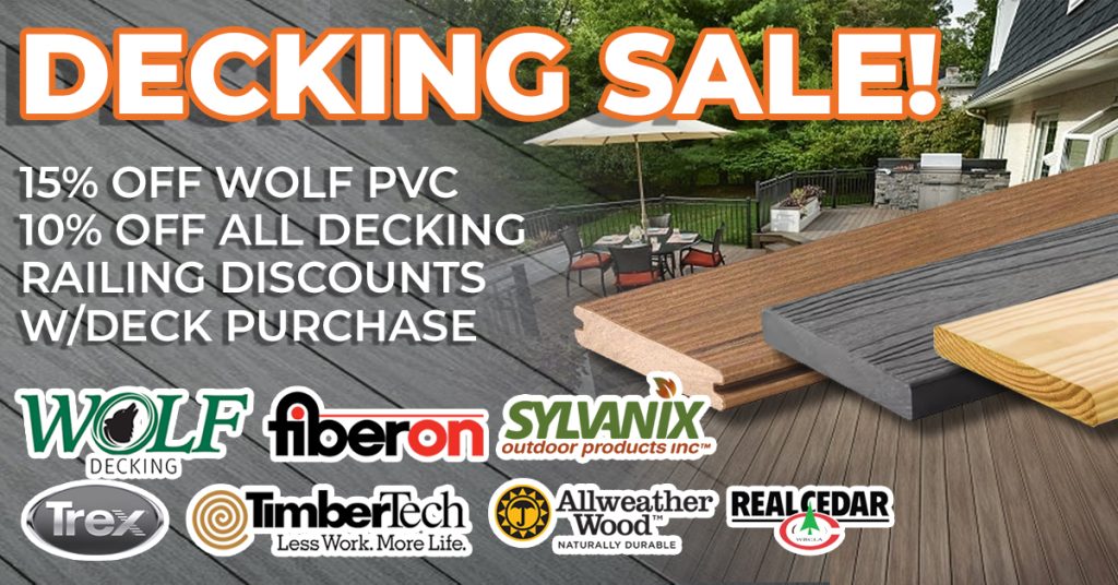 Transform Your Outdoor Space: Save Big During Our Annual Decking Sale!