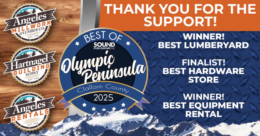 Best of Clallam County: Angeles Millwork, Hartnagels, and Angeles Rentals Win!